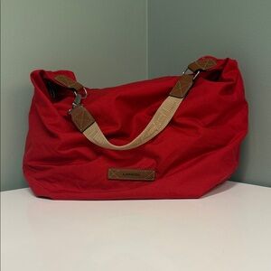 Lancel’s Red Women's Cotton Bag